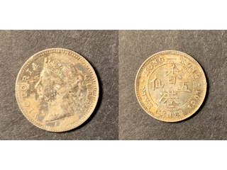 Hongkong Queen Victoria (1841-1901) 5 cents 1901, UNC