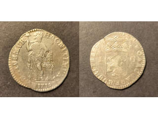 Netherlands Gelderland 1 gulden 1718, VF-XF