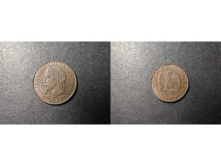 Frankrike 5 centimes 1864 BB, UNC