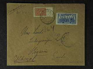 Soviet Union. Michel 369B, 333D cover , Interesting reg. cover sent to Sweden from …