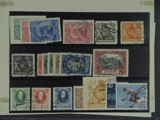 Liechtenstein. Used 1912–36. All different, e.g. Mi 1-3X, 2Y, 46-47B, 52A, 53-57, 60, …