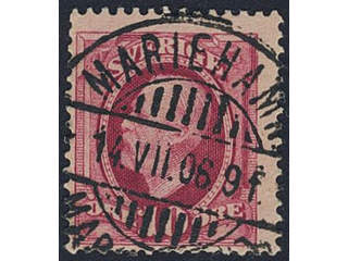 Sweden. Facit 54. FINLAND. Finnish town cancellation MARIEHAMN 14.VII.06 on Swedish …