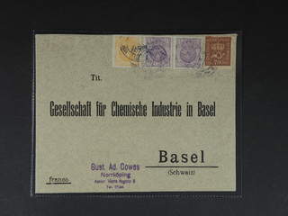 Sweden. Facit 164, 72, 74 cover , 2+2x4+70 öre on cover front sent from PKP 34B 2.9.22 …