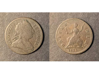 Storbritannien George III (1760-1820) 1 farthing 1773, F-VF