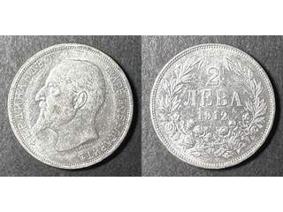 Bulgarien Ferdinand I (1887-1918) 2 leva 1912, AU