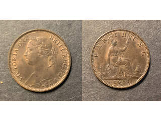 Storbritannien Queen Victoria (1837-1901) 1 farthing 1881 H, XF-UNC