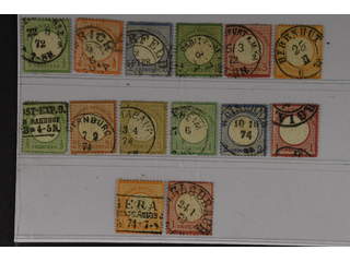 Germany Reich. Used 1872. All different, e.g. Mi 2-3, 5, 7, 9, 14, 17, 21(signed …