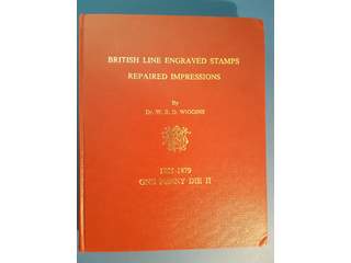 Literature. W.R.D. Wiggins, 'British Line Engraved Stamps: Repaired Impressions, …