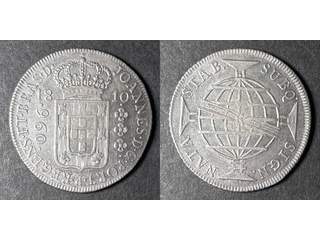 Brasilien Joao (VI) as Prince regent (1799-1816) 960 reis 1810 R, AU