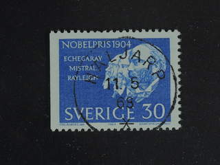 Sweden. Facit 559B used , 1964 Nobel prize 1904 30 öre blue. EXCELLENT cancellation …