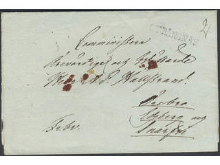 Sweden. D county. STRÄNGNÄS, straight postmark. Cover sent to Örebro. Postal: 600:-