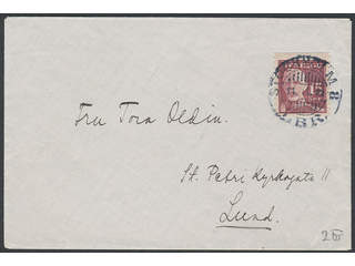 Sweden. Facit 150 cover , 15 öre, single usage, on two covers sent from ÖSTERSUND …