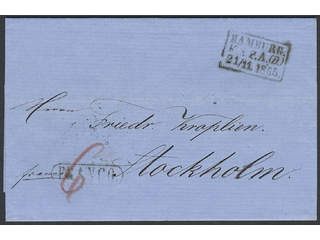 Sweden. Foreign-related cover. Germany. Incoming beautiful paid letter sent from KSPA …