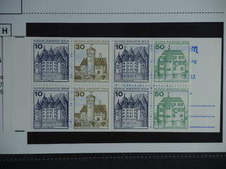 Germany GFR (BRD). Booklet Michel MH11de ★★ , 1965 Buildings 10 × 20 pf red.