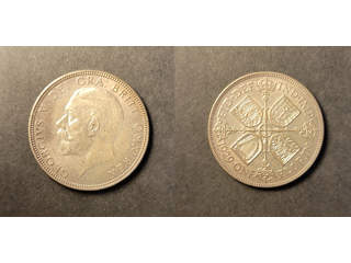 Storbritannien George V (1910-1936) 1 florin 1929, UNC