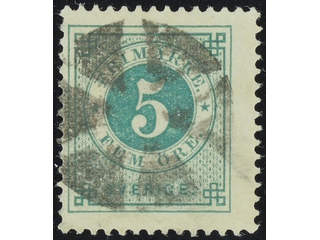 Sweden. Facit 43. FINLAND. Finnish figure cancel. Slightly short perfs.