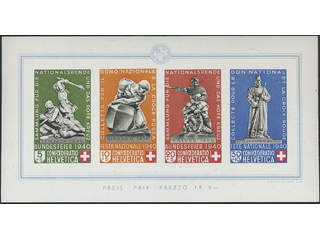 Portugal. Michel 706–13 ★, 1947 Folklore souvenir sheet 13. All stamps mnh. EUR 350 if ★★