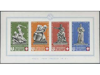 Portugal. Michel 706–13 ★, 1947 Folklore souvenir sheet 13. All stamps mnh. EUR 350 if ★★