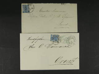 Sweden. Facit 9 cover , 12 öre on four covers sent from CARLSTAD, GÖTEBORG and PKXP Nr …