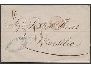 Malta. Prephilately. Unpaid cover with content dated "Malta 12 Novbre 48" sent to …