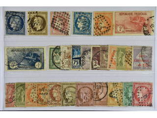 France. Used 1849–1927. All different, e.g. Mi 4, 29, 31, 41, 43, 211-14. Mostly good …