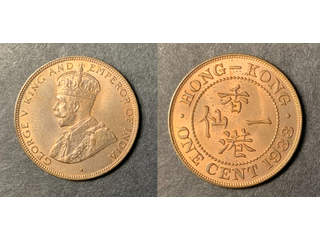 Hongkong George V (1910-1936) 1 cent 1933, UNC