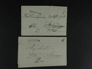 Sweden. R county. MARIESTAD, straight postmark. Four covers sent to Falköping, …