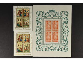 Liechtenstein. ★★/★/⊙ 1936–72. 10 souv.sheets: 2 ea of souv.sheet 2, 3 ea of souv.sheet …
