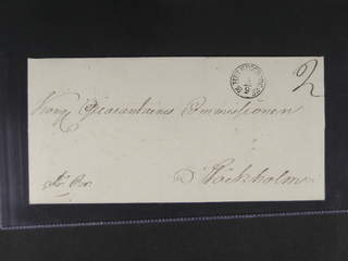Sweden. M county. HELSINGBORG 3.9.1832, arc postmark. Type 1 on cover sent to Stockholm. …