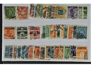 Denmark. Used 1871–1942. Back-of-the-book. All different, e.g. Officials Tj9, 14, …