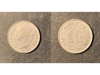 Mauritius Queen Victoria (1837-1901) 10 cents 1883, AU