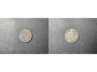 Peru Ferdinand VII (1808-1824) 2 reales 1820, F-VF, lett rengjord