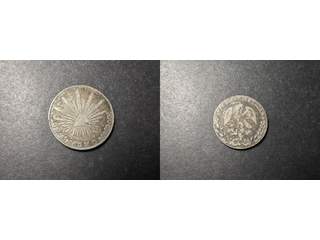 Mexiko 4 reales 1863 Zs Mo, VF