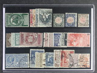 Italy. Used 1912–26. All different, e.g. Mi 107 II, 120-23, 138-42, 157-59, 174, 224B, …