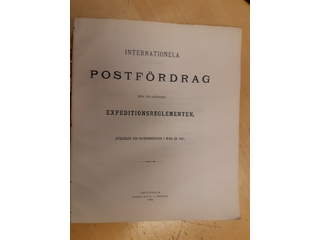 Literature. International Postal Treaty with associated expedition regulations, Vienna …